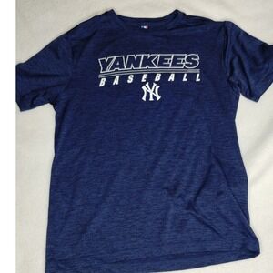 MLB New‎ York Yankees Baseball T-Shirt Fan Apparel Navy Blue